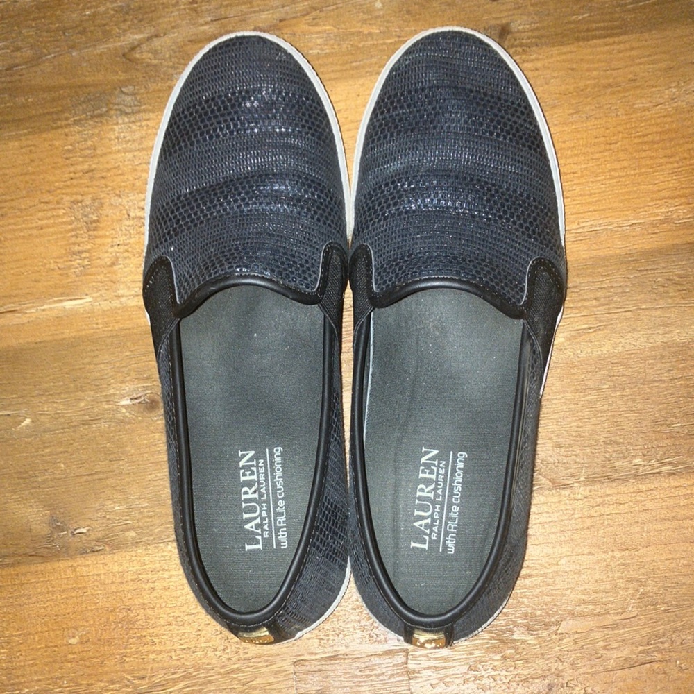 Ralph Lauren black loafers